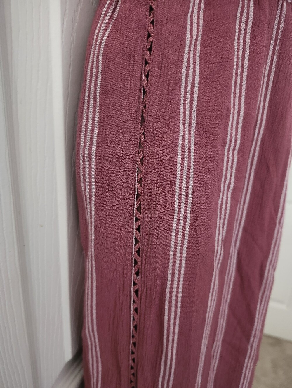 Striped Strapless Romper - Picture 11 of 13